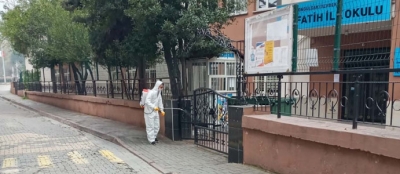 DEVREK MERKEZİNDEKİ TÜM OKULLAR DEZENFEKTE EDİLDİ
