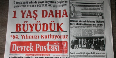 DEVREK POSTASI GAZETESİ 64 YAŞINDA