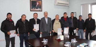 DEVREK TSO’DA MESLEKİ YETERLİLİK BELGELERİ TESLİM EDİLDİ