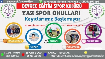 DEVREK’İN YENİ SPOR KULÜBÜ 
