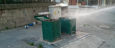 DEVREK’TE ÇÖP KONTEYNERLERİ VE MAZGALLAR TEMİZLENDİ 