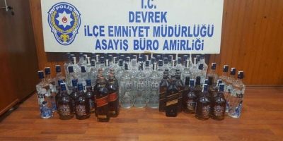 DEVREK’TE SAHTE İÇKİ  OPERASYONU: 2 GÖZALTI