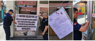 DEVREK’TE SİMİT FIRINI MÜHÜRLENDİ