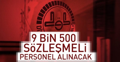 DİYANETE 9 BİN 500 SÖZLEŞMELİ PERSONEL