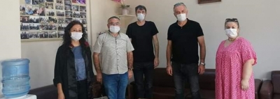 EĞİTİM SEN'DEN ÇAYCUMA BARO TEMSİLCİLİĞİNE DAYANIŞMA ZİYARETİ 