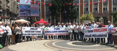 EMEKLİLER DEVREK’TEN SES YÜKSELTTİ: İNSANCA YAŞAM İSTİYORUZ