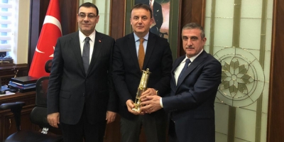  EROĞLU, BENLİ İLE BİRLİKTE KOCAMAN’I ZİYARET ETTİ