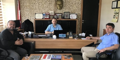 GAZETECİ-YAZAR TIĞ, DENKO’YU ZİYARET ETTİ, BAŞARILAR DİLEDİ