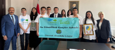 GENÇ SU GÖNÜLLÜLERİNDEN ESNAF ZİYARETİ: SUYU KORUYALIM