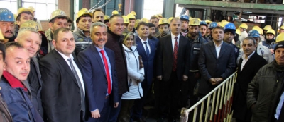  GMİS YÖNETİM KURULU, KOZLU’DA MADENCİYİ ZİYARET ETTİ