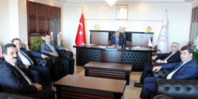 GMİS YÖNETİMİ BEÜ REKTÖRÜ ÇUFALI’ YI ZİYARET ETTİ