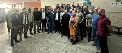 GMİS YÖNETİMİ, MADENCİYLE BAYRAMLAŞTI