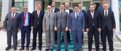 GMİS YÖNETİMİ, MTA GENEL MÜDÜRLÜĞÜ’NÜ ZİYARET ETTİ