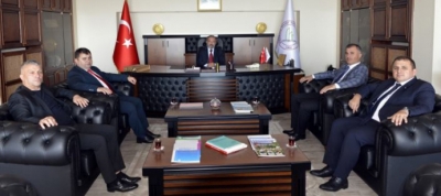 GMİS YÖNETİMİ, REKTÖR ÇUFALI’YI ZİYARET ETTİ 
