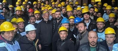 GMİS’TEN, EYLEMDEKİ MADENCİLERE DESTEK ZİYARETİ