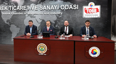 HİSARCIKLIOĞLU, DEVREK TSO’YU ZİYARET ETTİ