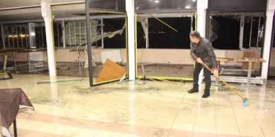 KAFELERDE BÜYÜK HASAR OLUŞTU