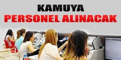 KAMUYA 110 BİN PERSONEL ALINACAK