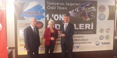 KANTARCI ÖDÜLÜNÜ ALDI