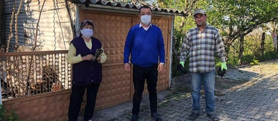 KAPI KAPI DOLAŞARAK VATANDAŞI UYARIYOR