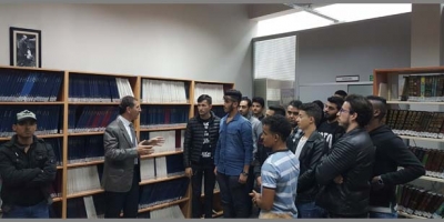 KARAELMAS TÖMER ÖĞRENCİLERİ BEÜ KÜTÜPHANESİNİ ZİYARET ETTİ