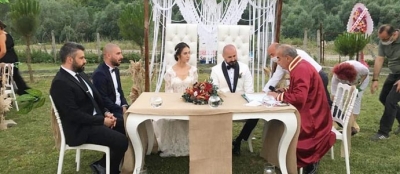 KARDELEN İLE SAMET’İN MUTLU GÜNÜ