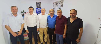  KAYMAKAM EVLİCE HÜR GAZETİCİLER CEMİYETİNİ ZİYARET ETTİ