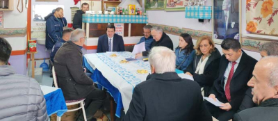 KAYMAKAM EVLİCE KÖY ZİYARETLERİNE DEVAM EDİYOR