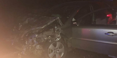 KAZANIN ŞİDDETİYLE OTOMOBİL HURDAYA DÖNDÜ