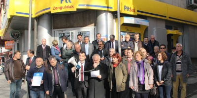 KESK ÜYELERİNDEN FAKS EYLEMİ