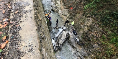 KONTROLDEN ÇIKTI DEREYE UÇTU