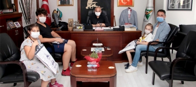 KUZLU'DAN,  BAŞKAN BOZKURT’A ZİYARET