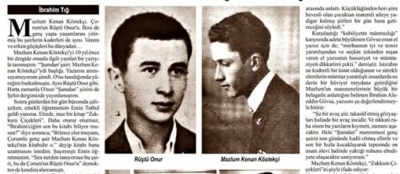 MAZLUM KENAN KÖSTEKÇİ VE RÜŞTÜ ONUR