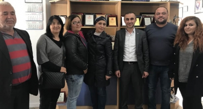 MHP İLÇE BAŞKANI KAPTAN VE PARTİ YÖNETİCİLERİ GAZETEMİZİ ZİYARET ETTİ