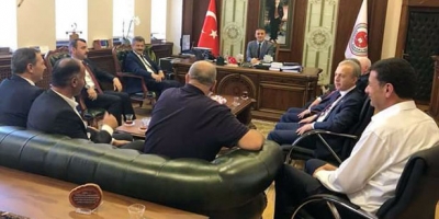 MİLLETVEKİLLERİNDEN KOCAMAN’A ZİYARET