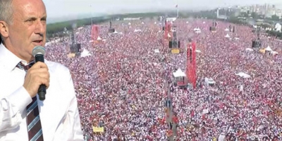 MUHARREM İNCE  İSTANBUL MİTİNGİNE BAŞLADI