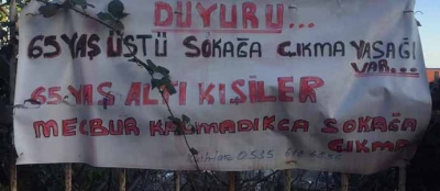 MUHTARDAN PANKARTLI UYARI