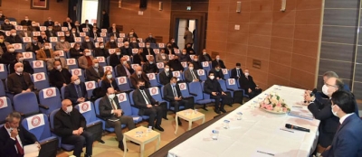 MUHTARLARLA BİR ARAYA GELDİ