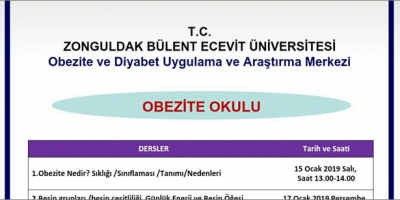 OBEZİTE OKULUNDA İLK DERS YAPILDI