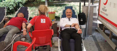 ÖĞRETMENLER KANLARIYLA DESTEK OLDU