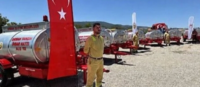 ORMAN YANGINLARINA MÜCADELEDE  İÇİN 164 SU TANKERİ DAĞITILDI