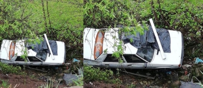 OTOMOBİL DEREYE UÇTU