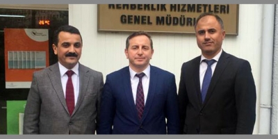 ÖZEL EĞİTİM ŞUBE MÜDÜRLÜĞÜ’NE ATANAN CEMAL ÖZDEMİR’İ ZİYARET ETTİLER