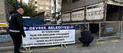 PAZARCI ESNAFINA BİR HAFTA MEN CEZASI