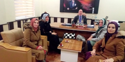 PROJE ÖĞRETMENLERİ İLÇE MİLLİ EĞİTİM MÜDÜRÜ TURAN'I ZİYARET ETTİ