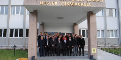 REKTÖR ÇUFALI GÖKÇEBEY’DE PROTOKOL ÜYELERİ VE STK TEMSİLCİLERİ İLE BİR ARAYA GELDİ