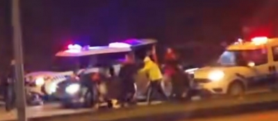 ŞAHIS VE POLİS ARASINDA ARBEDE YAŞANDI!