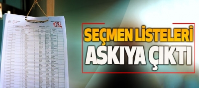  SEÇMEN KAĞITLARI MUHTARLIKLARA GELDİ!..