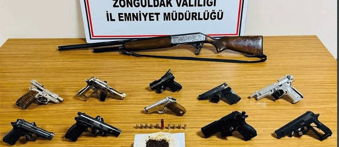 SİLAH KAÇAKÇILARINA BASKIN: 1 TUTUKLU