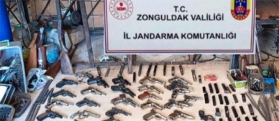 SİLAH VE MÜHİMMAT İMALATHANESİNE BASKIN!